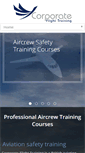 Mobile Screenshot of corporateflighttraining.com